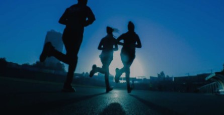 Running at night