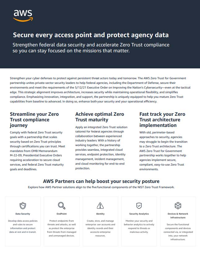 Secure every access point and protect agency data