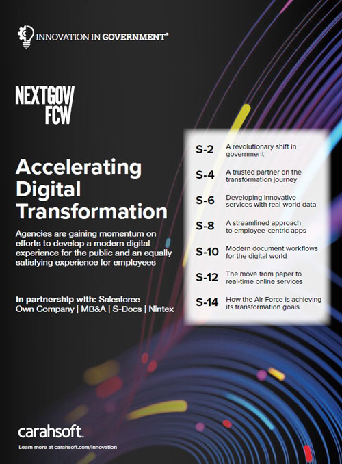 FCW IIG Accelerating Digital Transformation Report cover