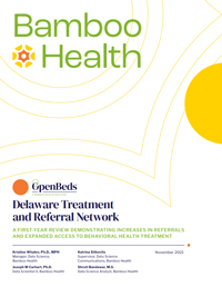 Delaware Treatment and Referral Network - Case Study