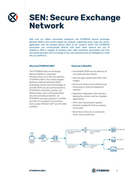 SEN: Secure Exchange Network