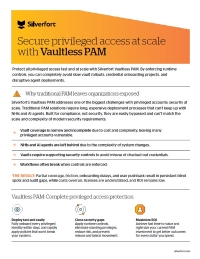 Secure Privileged Access at Scale with Vaultless PAM