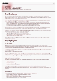 Xavier University: Enabling Proactive Student Success Through Predictive Insights