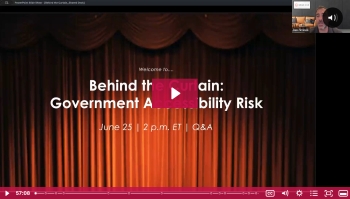 Behind the Curtain - Government Accessibility Risk