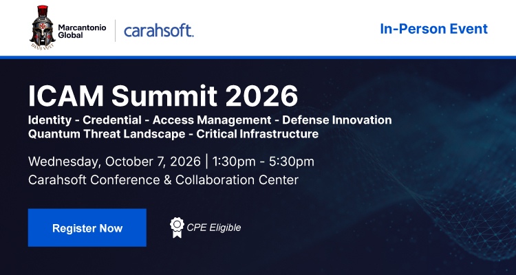 ICAM Submit 2026 | Event Banner