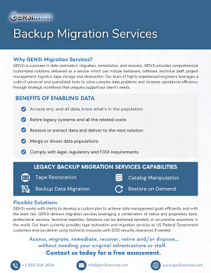 Backup Migration Services