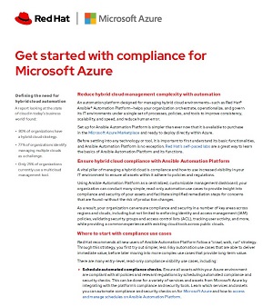 Get started with compliance for Microsoft Azure