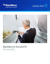 BlackBerry’s SecuSUITE