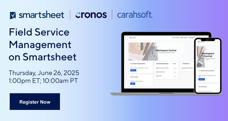 Field Service Management on Smartsheet