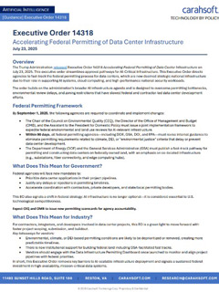 Accelerating Federal Permitting of Data Center Infrastructure