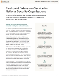 Flashpoint Data-as-a-Service for National Security Organizations