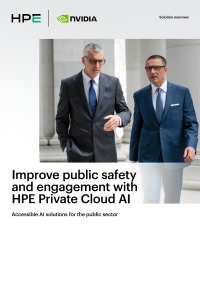 Improve public safety and engagement with HPE Private Cloud AI