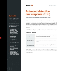 Extended Detection and Response (XDR)