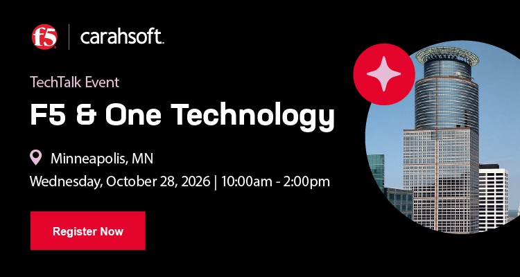 F5 & One Technology | Event Banner 