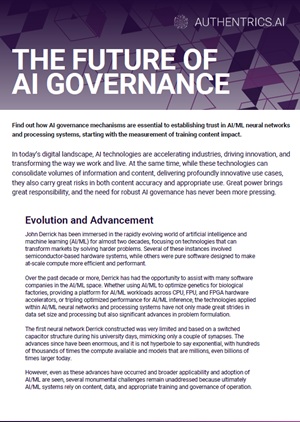 The Future of AI Governance