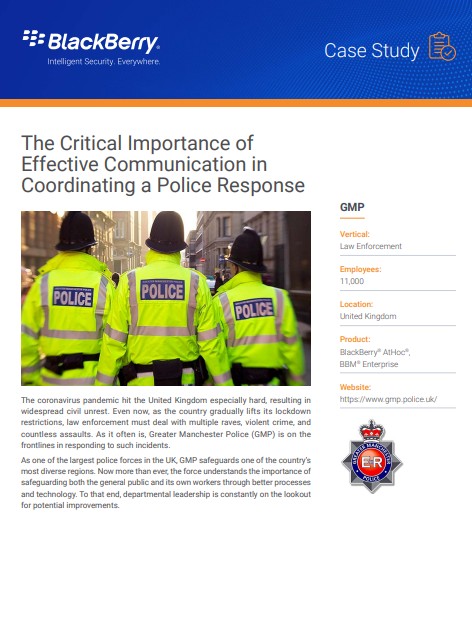 The Critical Importance of Effective Communication in Coordinating a Police Response
