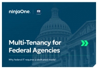 Multi-Tenancy for Federal Agencies