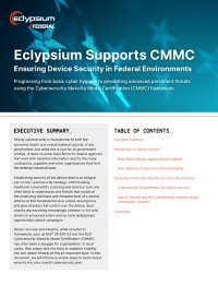 Eclypsium Supports CMMC Ensuring Device Security in Federal Environments