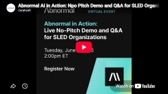 Abnormal in Action: Live No-Pitch Demo and Q&A for SLED Organizations