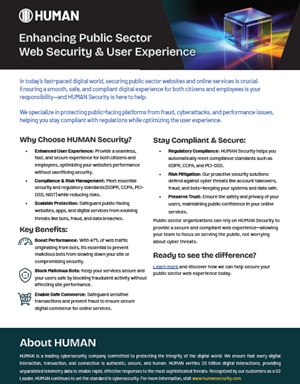 Enhancing Public Sector Web Security & User Experience