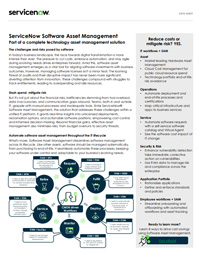 ServiceNow Software Asset Management