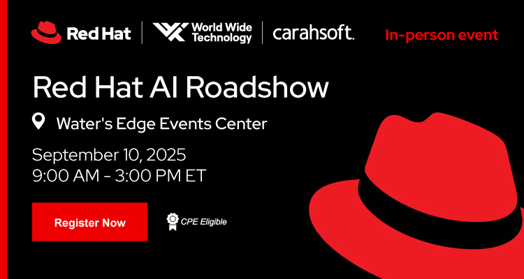 Red Hat AI Roadshow Event Banner