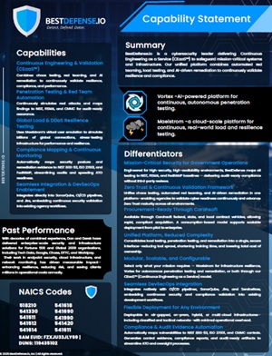 BestDefense.io Capability Statement