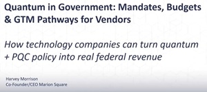 Quantum in the Federal Government