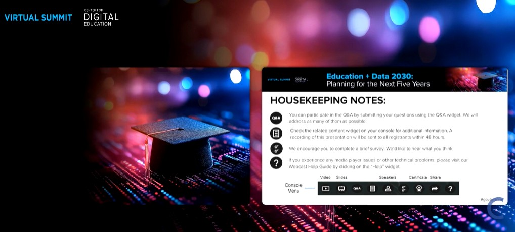 Education + Data 2030: Planning for the Next Five Years