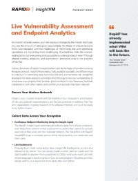 Live Vulnerability Assessment and Endpoint Analytics