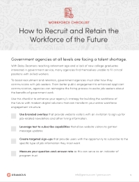 How to Recruit and Retain the Workforce of the Future