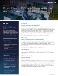 From Zero to 100 in 90 Days with the Automic® Automation Platform
