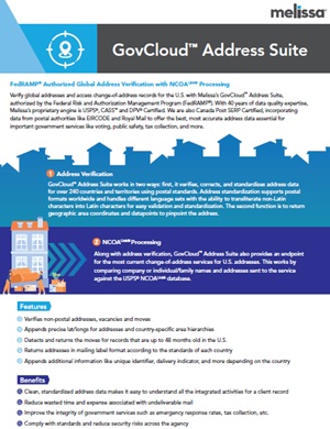 GovCloud™ Address Suite