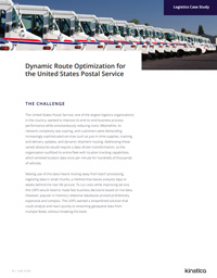 Dynamic Route Optimization for the United States Postal Service