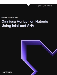 Omnissa Horizon on Nutanix Using Intel and AHV
