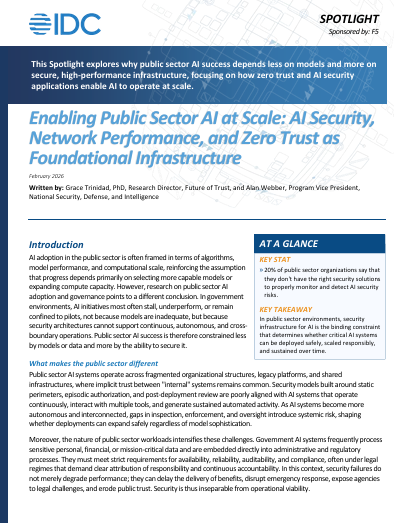 IDC Zero Trust Architecture Analyst Report