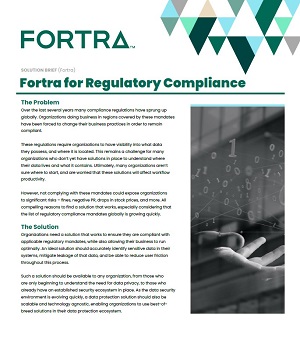 Fortra for Regulatory Compliance