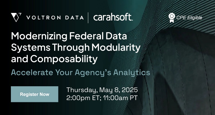 Modernizing Federal Data Systems Through Modularity and Composability Event Banner