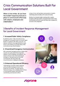 Crisis Communication Solutions Built for Local Government
