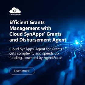 Efficient Grants Management with Cloud SynApps' Grants and Disbursement Agent