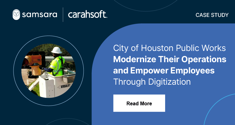 City of Houston Public Works Modernizes Their Operations and Empowers Employees Through Digitization  