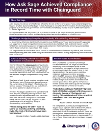 How Ask Sage Achieved Compliance in Record Time with Chainguard