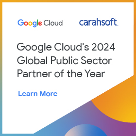 Google Cloud's 2024 Global Public Sector Partner of the Year Banner