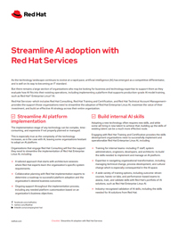 Streamline AI Adoption with Red Hat Services