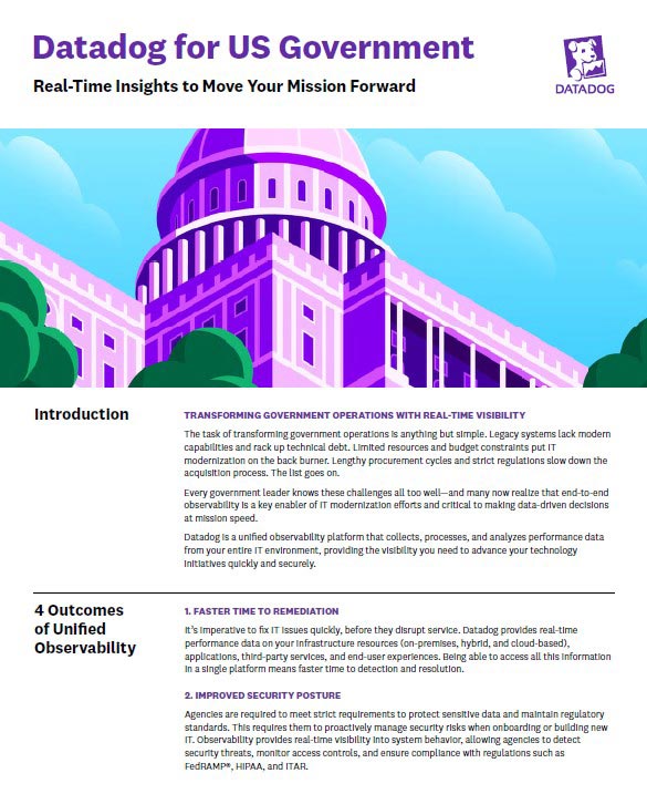 Datadog for US Government