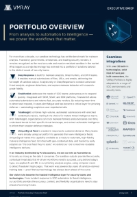 Portfolio Overview: From Analysis Automation to Intelligence