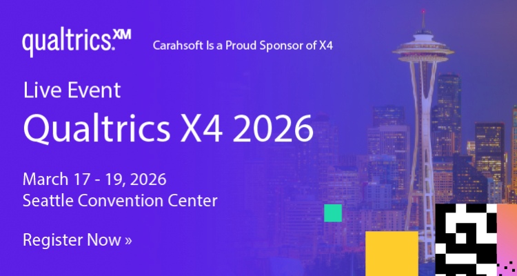Qualtrics X4 2026 Event Banner
