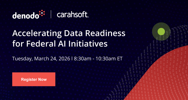 Accelerating Data Readiness for Federal AI Initiatives Event Banner