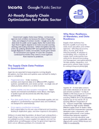 AI-Ready Supply Chain Optimization for Public Sector