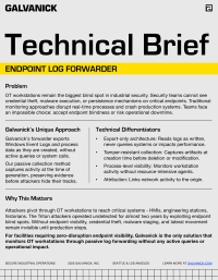 Technical Brief - Endpoint Log Forwarder-Galvanick